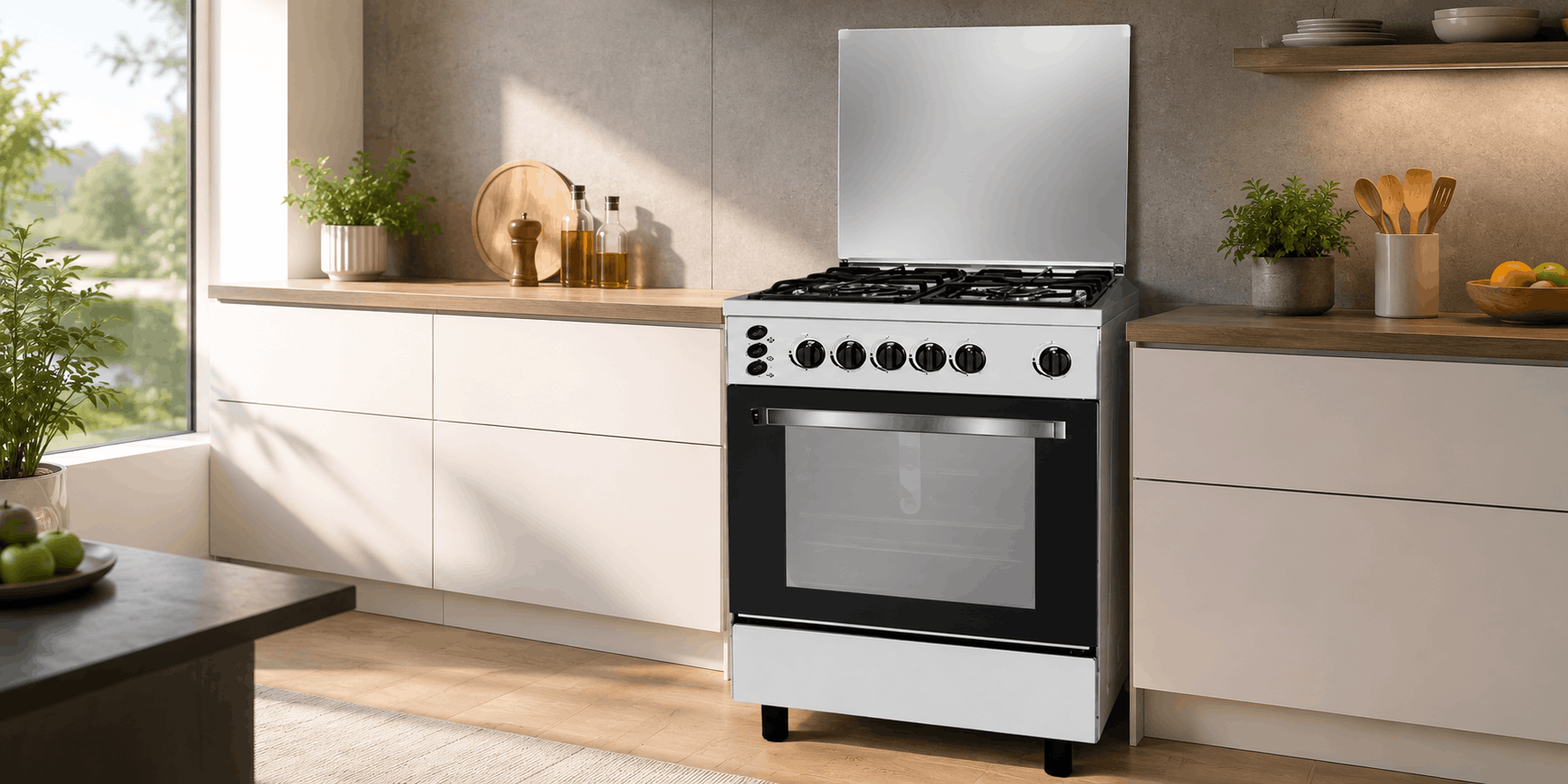 Cuisinière à Gaz Maxwell MAX-CFM60GIS 4 Feux 60Cm Inox